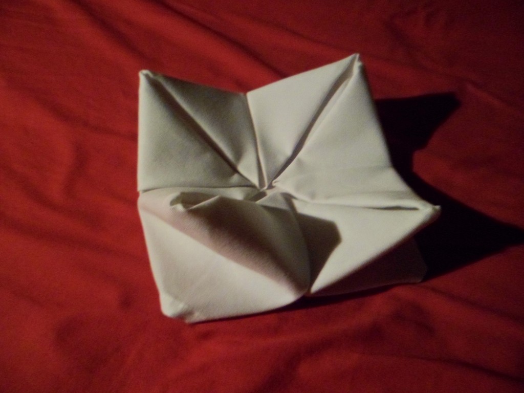 the rose napkin fold